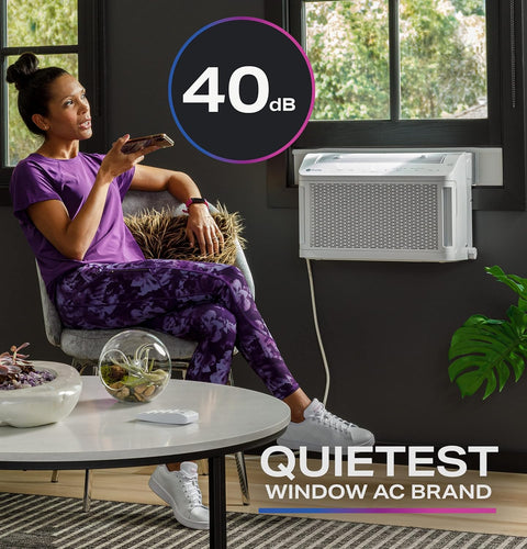 PHNT10CC Clearview Air Conditioner 10,300, Inverter Technology, Ultra Quiet, Medium Rooms up to 450 Sq. FT, Full Window View with Easy Installation, Energy - Efficient Cooling, 10300 BTU, White - with | Sold by Uncle Wiener's Wholesale