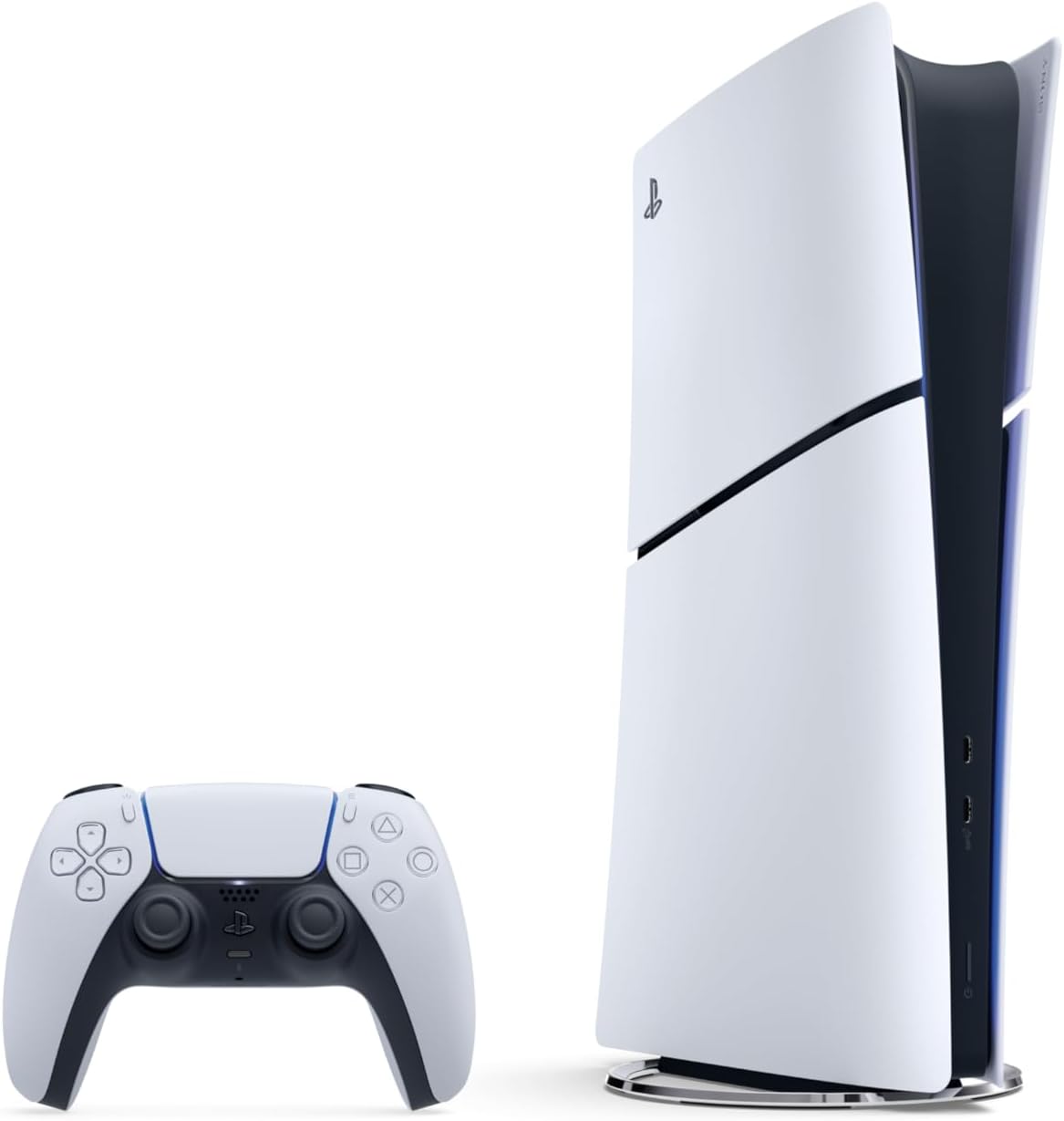 PlayStation 5 Digital Edition Console (Open Box) – 1TB Storage, HDR, Ray Tracing, Ultra - Fast Load Times - PlayStation 5 Slim Console – Disc Drive Version (Open Box) with | Sold by Uncle Wiener's Wholesale