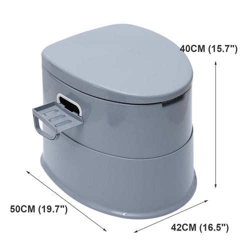 Portable Camping Toilet with 1.3 Gal Inner Bucket – Travel - with | Sold by Uncle Wiener's Wholesale