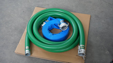 PVC Discharge & Suction Hose Kit – 2" & 3" Complete Pump Hose Sets - with 2" PVC | Sold by Uncle Wiener's Wholesale