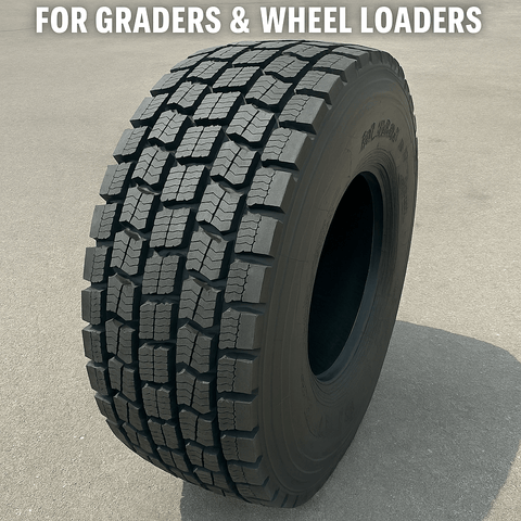 Radial loader tire with deep winter traction tread
20.5R25 OTR tire – sidewall and tread view
Premium mud and snow tire on display
Heavy-duty snow tire for construction equipment
Side-by-side comparison of OTR radial tires