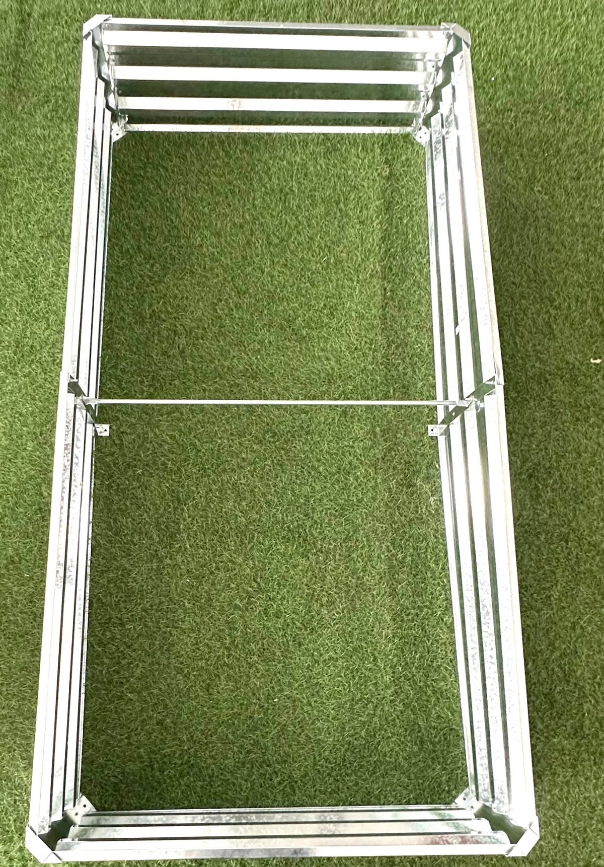 Raised Metal Garden Bed | Heavy-Duty Galvanized Planter Box for Vegetables & Herbs - Garden & Landscaping with 6 FT X 3 FT X 1 FT | Sold by Uncle Wiener's Wholesale