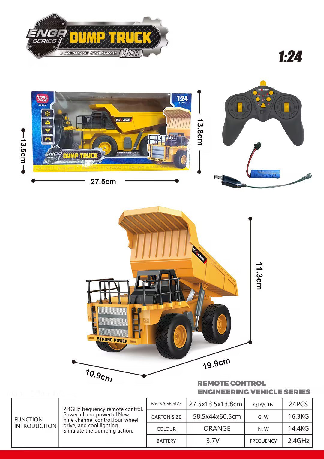 RC Farm & Construction Vehicle Collection – Tractors, Harvesters, Dump Trucks & Farm Playsets (Multiple Models) - with Sliding Farmer’s Cart RC Farm Playset | Sold by Uncle Wiener's Wholesale