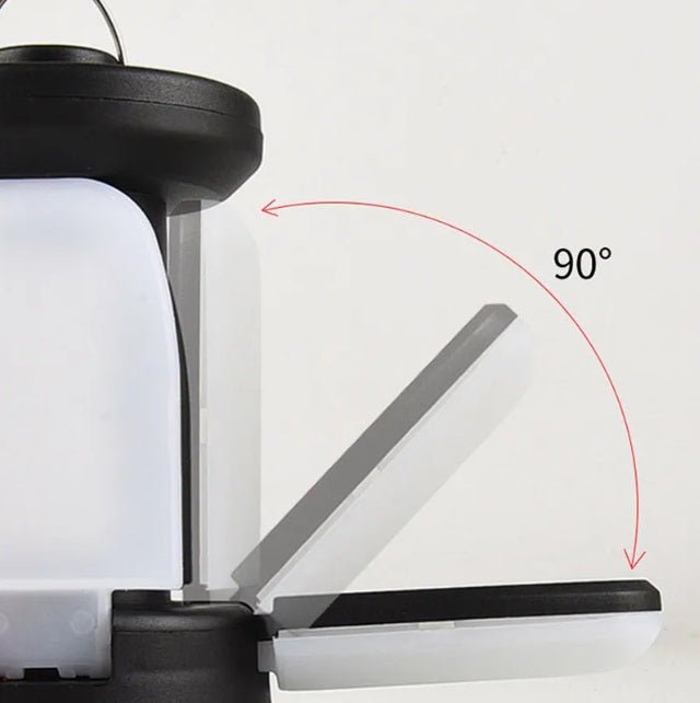 Rechargeable Camping Lantern 60 LED Foldable Solar & USB Emergency Tent Light with 7 Modes 5821H - with | Sold by Uncle Wiener's Wholesale