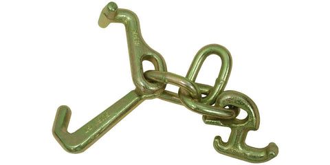 Heavy-Duty V-Chain Bridle & Tow Chains – Grade 70 Recovery Chains for Towing & Hauling