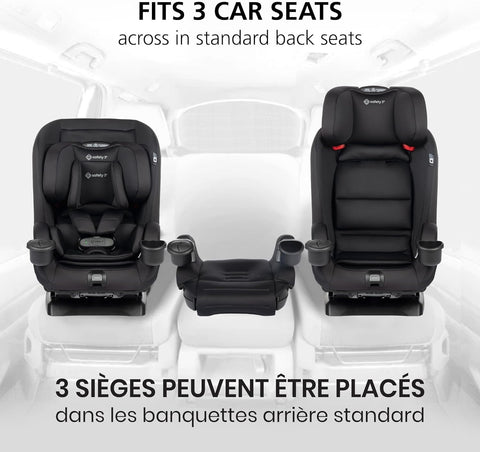 Safety 1st EverSlim 4 - in - 1 Convertible All - in - One Car Seat, infant to toddler, rear and forward facing, booster mode, backless booster, Fits 3 across, Washable seat, Birth to 10 years, Hexagon Horizon - with | Sold by Uncle Wiener's Wholesale