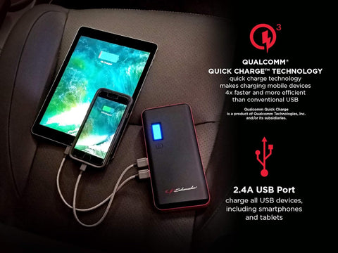 Schumacher SL1327 800 Amp 12V Rechargeable Lithium Jump Starter Starts 8.0L - Gas - 6.0L - Diesel vehicles USB Power for Charging Phones/Tablets Auto Pre - Boost for Ultimate Cold Temp Starting - with | Sold by Uncle Wiener's Wholesale