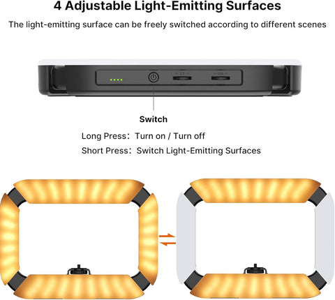 Smartphone Video Rig PICTRON U200 Handheld LED Ring Light Selfie Light Phone Video Stabilizer for Camera, Smartphone, Action Camera, YouTube, Setup, Filmmaking, Makeup, Vlogging - with | Sold by Uncle Wiener's Wholesale