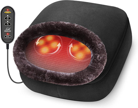 Snailax 2 - in - 1 Shiatsu Foot and Back Massager with Heat - Kneading Feet Massager Machine with Heating Pad, Back Massage Cushion or Foot Warmer,Massagers for Leg,Foot,Gifts for Women,Men - with | Sold by Uncle Wiener's Wholesale