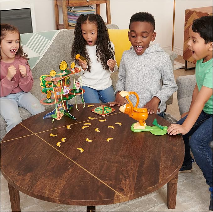 Spin Master Monkey See Monkey Poo Family Game – Funny Monkey Flinging & Tree Climbing Kids Board Game for 2–4 Players, Ages 4+ - Toys with | Sold by Uncle Wiener's Wholesale