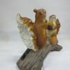 Squirrels on a Log Solar LED Garden Light | Outdoor Decorative Fixture – 954581 - with | Sold by Uncle Wiener's Wholesale