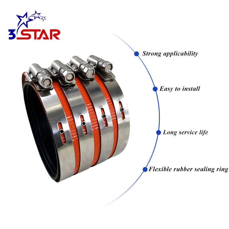 Stainless Steel No Hub Pipe Clamps Heavy Duty Coupling Clamps (1.5"/2"/3") SHC01 - with 1.5" – SHC015 | Sold by Uncle Wiener's Wholesale