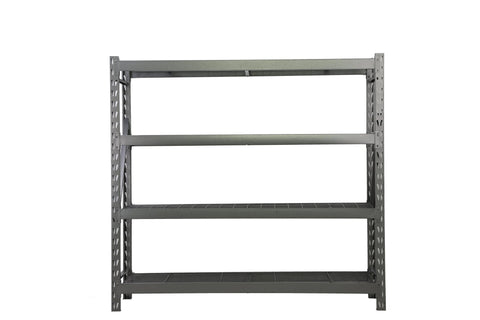 Steel Garage Storage Rack β 3, 4, 5 - Tier Heavy - Duty Industrial Shelving Units - Garage & Industrial Shelving Units with 4 Layer Gray Heavy Duty 77" W x 24" D x 78" H CR4195D | Sold by Uncle Wiener's Wholesale