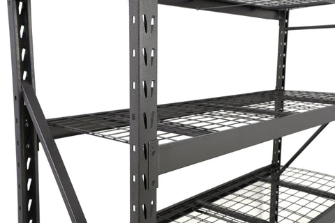 Steel Garage Storage Rack β 3, 4, 5 - Tier Heavy - Duty Industrial Shelving Units - Garage & Industrial Shelving Units with 4 Layer Gray Heavy Duty 77" W x 24" D x 78" H CR4195D | Sold by Uncle Wiener's Wholesale