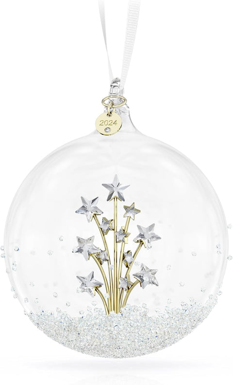 Swarovski Annual Edition Ball Ornament 2024, ワンサイズ, Crystal, No Gemstones - with | Sold by Uncle Wiener's Wholesale