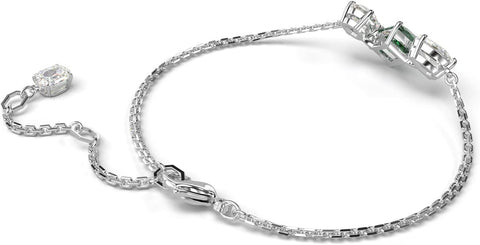 Swarovski Mesmera bracelet, Mixed cuts, Green, Rhodium Finished - with | Sold by Uncle Wiener's Wholesale