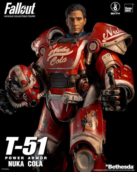threezero Fallout T - 51 Nuka Cola Power Armor 1:6 Scale Action Figure - with | Sold by Uncle Wiener's Wholesale