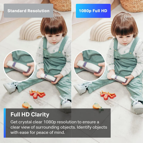 TP - Link Tapo Smart Pan/Tilt Indoor Security Camera, 360° Motion Tracking, 1080p Full HD WiFi Camera for Pet/Baby, Night Vision, 2 - Way Audio, 128 GB Local Storage, Works w/Alexa & Google (Tapo C200) - with | Sold by Uncle Wiener's Wholesale