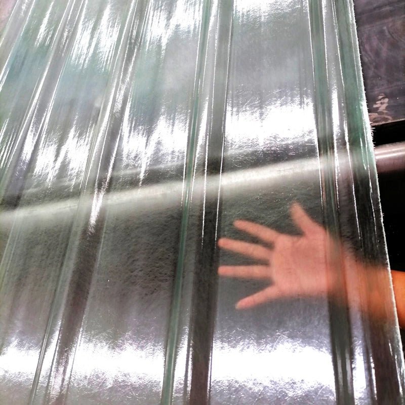 Transparent FRP Siding Roofing Panels 3.7 Ft x 8 Ft Corrugated Daylight Sheets FRPCLR - with | Sold by Uncle Wiener's Wholesale
