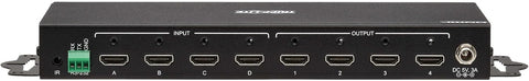 Tripp Lite HDMI Video Switch 4 Computers 4 Monitors, 4 Port 4K@60Hz Video Matrix Splitter with Remote Control, Single Push Button Switch, Headset Audio, TAA Compliant, 3 - Year Warranty (B119 - 4X4 - 4K) - with | Sold by Uncle Wiener's Wholesale