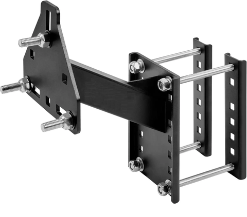 Universal Trailer Tire Rack – RV Truck Steel, Black Powder Coated, Adjustable Mount TR05607 - with | Sold by Uncle Wiener's Wholesale