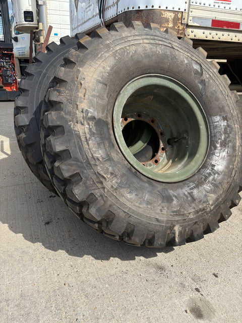 🛞 Used Military Surplus Michelin XZL Tires & Rims – 14.00R20 - with | Sold by Uncle Wiener's Wholesale