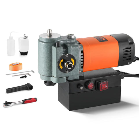VEVOR Low Profile Magnetic Drill 1300 W, Magnetic Column Drill Max. 35 mm Drilling Diameter with Cooling Device and Overload Protection, for Construction - with | Sold by Uncle Wiener's Wholesale