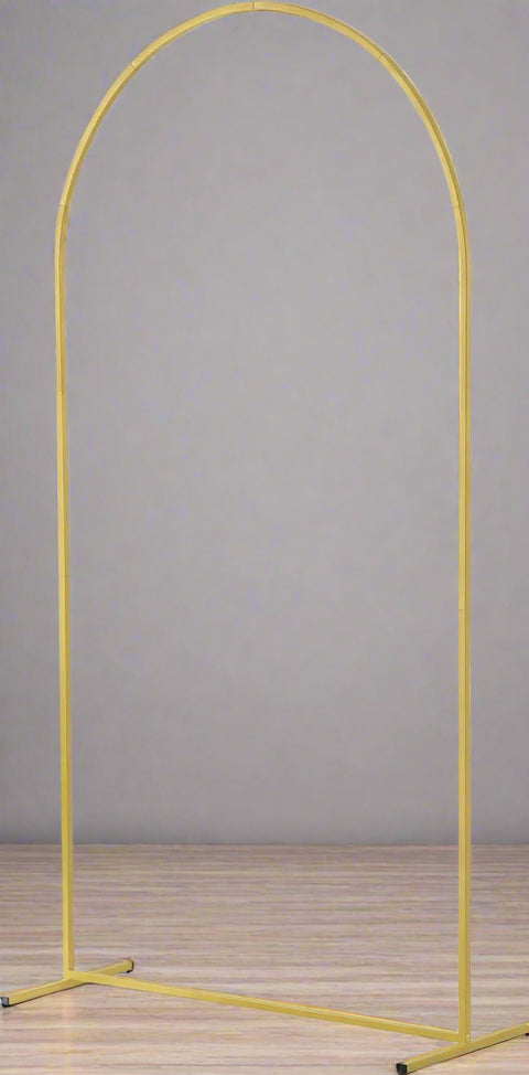 VEVOR gold wedding arch backdrop stand set of 3 sizes with crossbar base and carry case – perfect for weddings and events