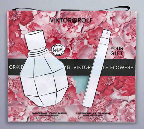 Viktor and Rolf Flowerbomb Women 1.7oz EDP Spray,10ml EDP Spray 2 Pc Gift Set - with | Sold by Uncle Wiener's Wholesale