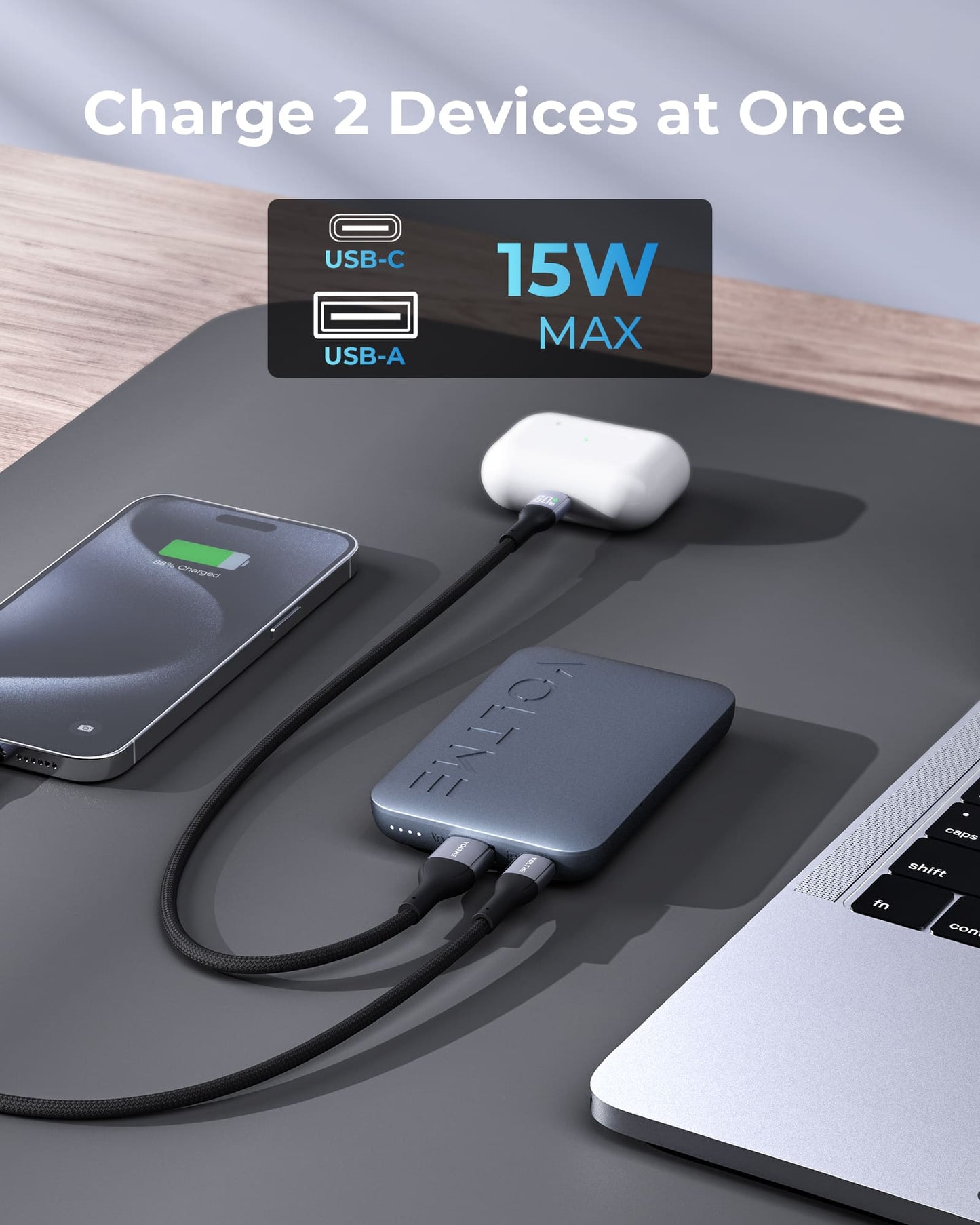 VOLTME V - Power Combo Kit 10000mAh Power Bank 30W GaN Charger USB - C Cable Set - Electronics with | Sold by Uncle Wiener's Wholesale