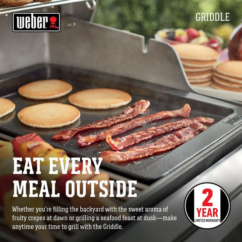 Weber 7599 Weber Genesis II Griddle - with Large | Sold by Uncle Wiener's Wholesale