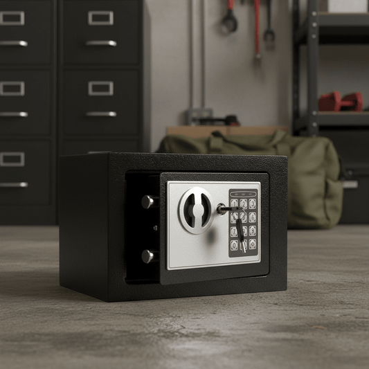 0.23, 1.21 & 1.85 Cu Ft Digital Keypad Safe Box Set | Secure Steel Lock Boxes for Home & Office Storage - General Equipment with 0.23 Cu. Ft | Sold by Uncle Wiener's Wholesale
