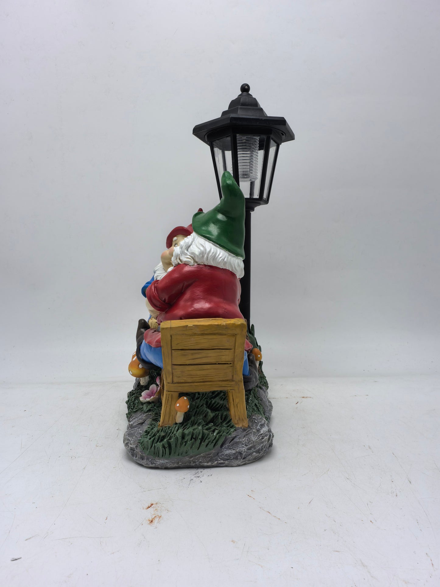 Solar Garden Statues with LED Lights Dog Frog Gnome Highland Cow Rabbit Cat Bear Collection KHSOLAR01