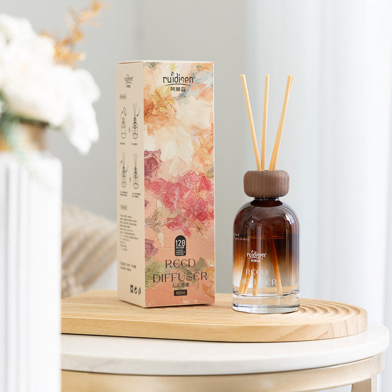 Reed Diffuser 160ml Aromatherapy Home Fragrance Orange Pine Peach Jasmine RDF160