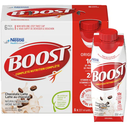 BOOST High Protein Meal Replacement Drink 6 x 237mL Ready to Drink Nutrition Shake