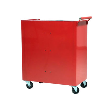 24" 7-Drawer Rolling Tool Cart with Locking Casters, Side Push Handle & Powder-Coated Steel Cabinet for Garage, Shop &amp; Mechanics