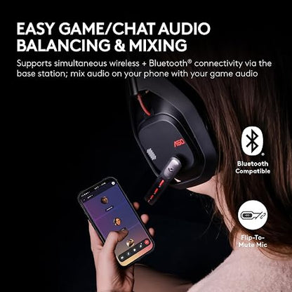 Logitech G Astro A50 Gen 5 Wireless Gaming Headset with Base Station - Black