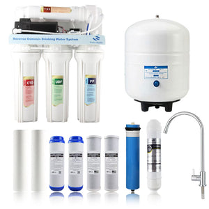 5-Stage Reverse Osmosis Water Filtration System – Under-Sink Drinking Filter with Extra Replacement Filters | SKU: 1027421