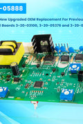 OEM control board PCB for Harman PF100 pellet stove
Heatilator BA100 pellet furnace replacement circuit board
1-00-05888 control board with knobs and wiring
Compatible pellet stove circuit board with dip switch