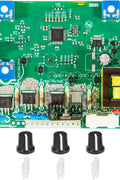 OEM control board PCB for Harman PF100 pellet stove
Heatilator BA100 pellet furnace replacement circuit board
1-00-05888 control board with knobs and wiring
Compatible pellet stove circuit board with dip switch