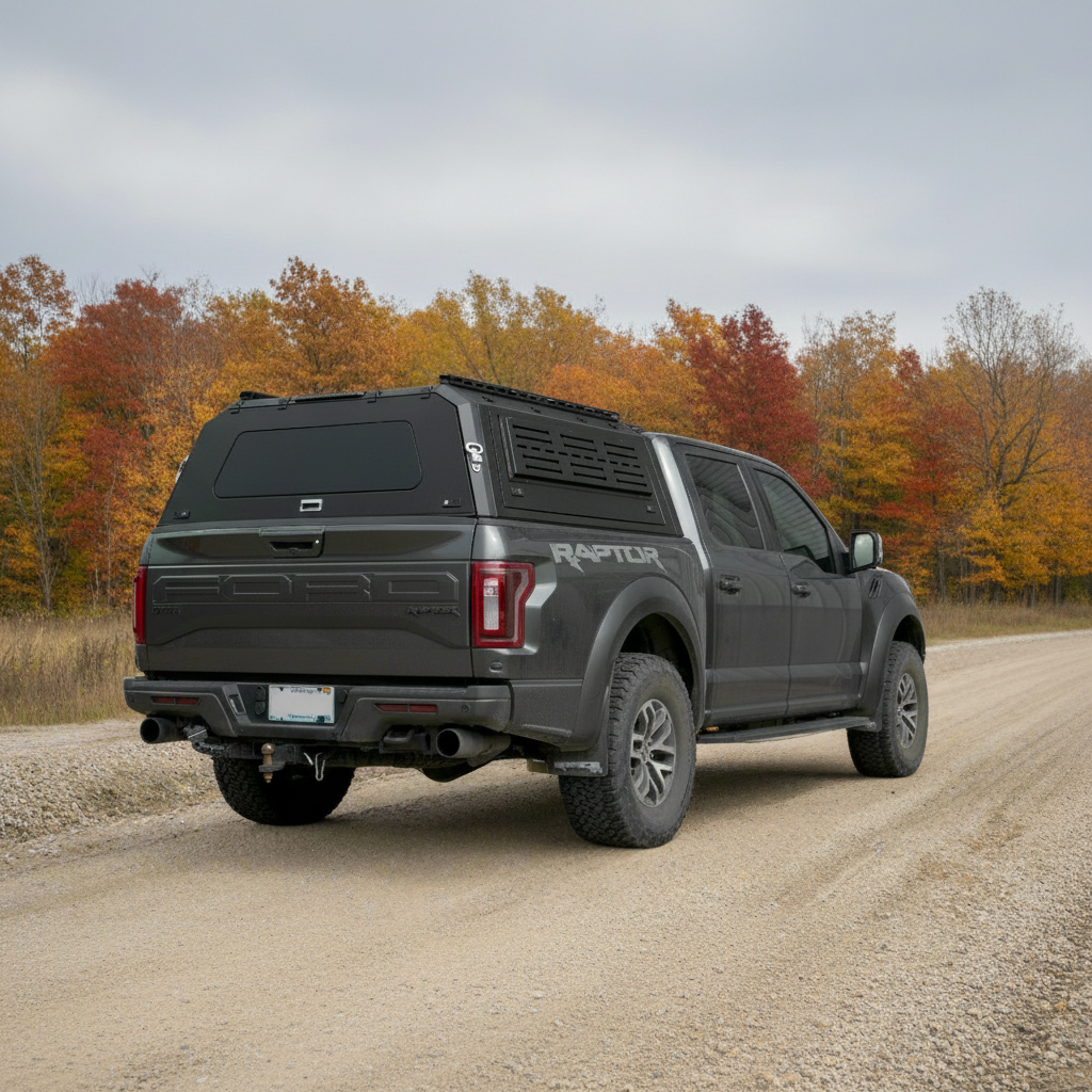 Utility Mesh Box Topper Heavy-Duty Truck Topper Canopy – Modular Steel Utility Cap for Pickup ...