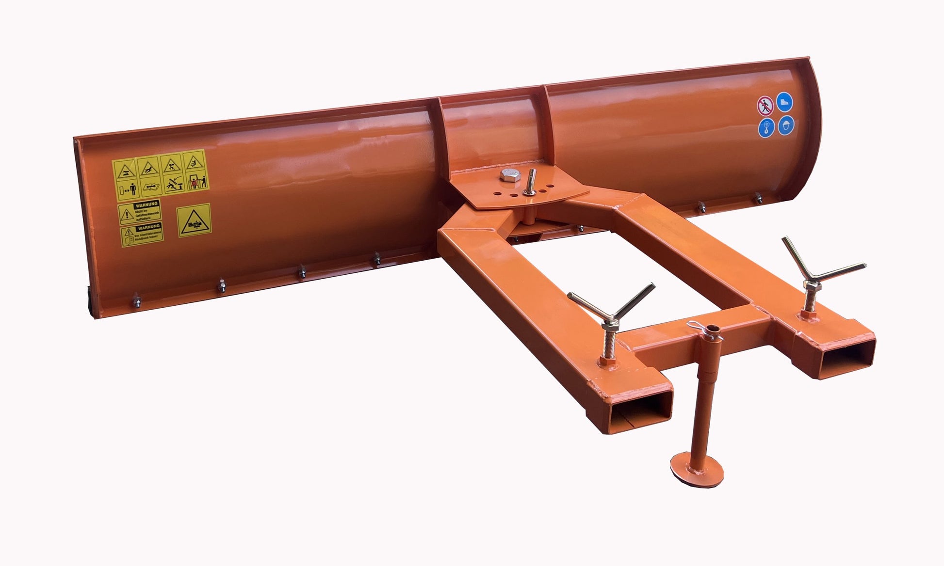 6.56 FT Snow Push Blade for Forklift & Skid Steer – Heavy-Duty Winter Attachment