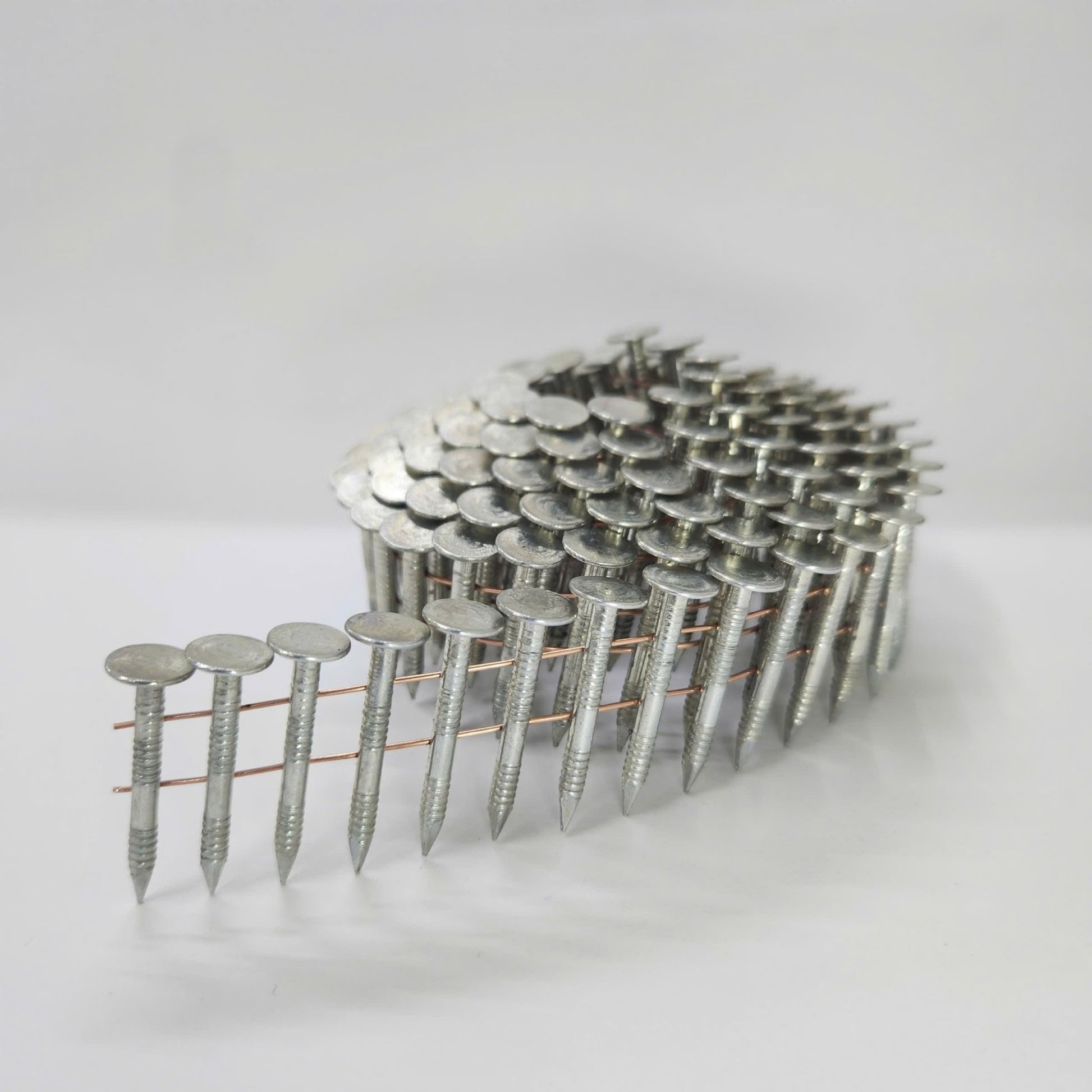1 - 1/4″ Coil Roofing Nails 960pcs Inner Box Smooth or Ring Shank 26CR114120B - with Ring Shank | Sold by Uncle Wiener's Wholesale