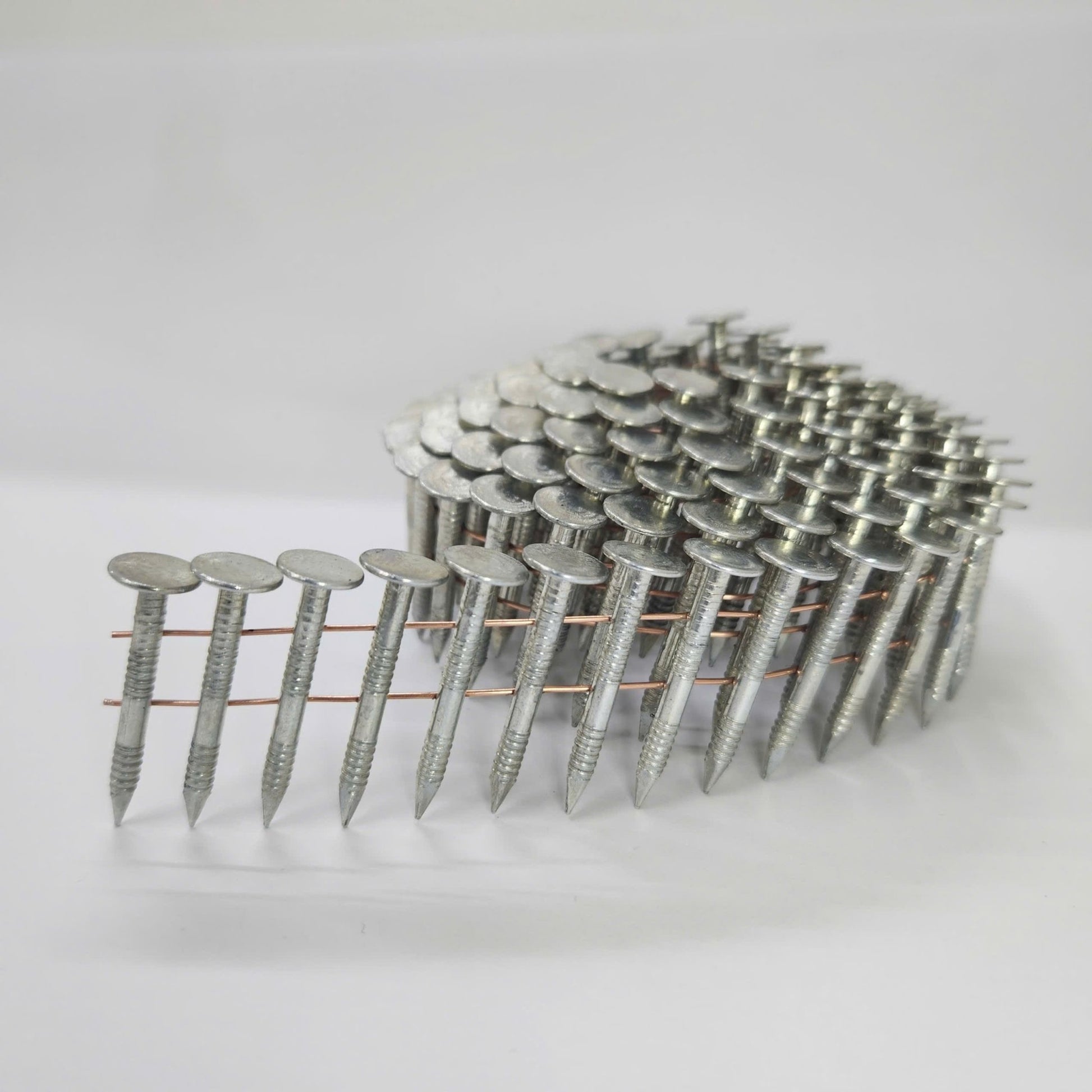 1 - 1/4″ Coil Roofing Nails 960pcs Inner Box Smooth or Ring Shank 26CR114120B - with Ring Shank | Sold by Uncle Wiener's Wholesale