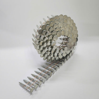 1 - 1/4″ Coil Roofing Nails 960pcs Inner Box Smooth or Ring Shank 26CR114120B - with Ring Shank | Sold by Uncle Wiener's Wholesale