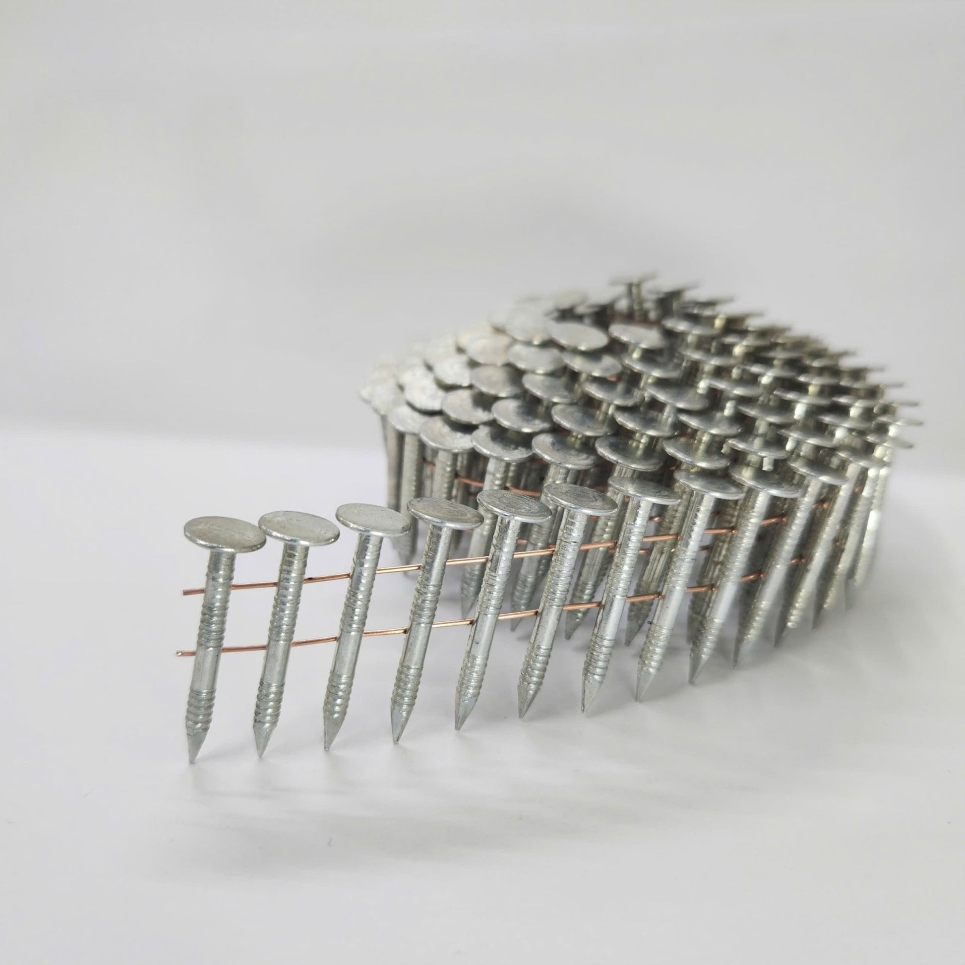 1 - 1/4″ Coil Roofing Nails 960pcs Inner Box Smooth or Ring Shank 26CR114120B - with Ring Shank | Sold by Uncle Wiener's Wholesale
