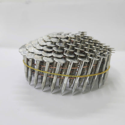 1 - 1/4″ Coil Roofing Nails 960pcs Inner Box Smooth or Ring Shank 26CR114120B - with Ring Shank | Sold by Uncle Wiener's Wholesale
