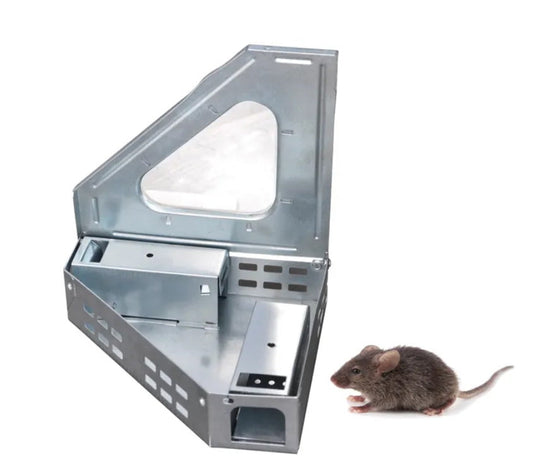 2 Pack Corner Live Mouse Trap Humane Catch Reusable Indoor Pest Control S1284