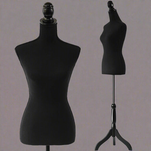 Female Hanging Torso Mannequin – Front View

Black Adjustable Display Form – Side Angle

Female Mannequin with Clothing – Boutique Setup

Mannequin Torso on Adjustable Stand – Studio Use

Female Display Form with Dress – Hanging View