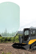 Green-Tinted Skid Steer Door Glass – Front View

Replacement Glass Panel for John Deere Cab – Angle View

Door Glass Panel – Unboxed Flat Lay

John Deere Skid Steer with Replacement Door Glass Installed
